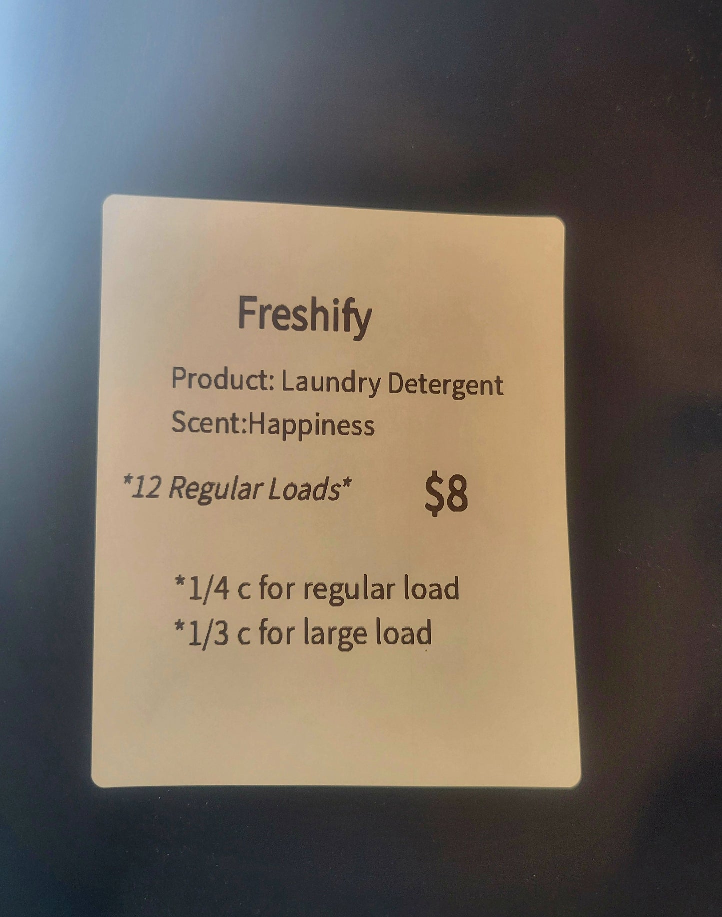 Powder Laundry Detergent